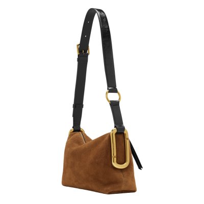 THE SCENE MEDIUM SHOULDER BAG IN SUEDE